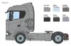 Italeri 3971 Scania S770 4x2 Normal Roof Grey Cab 1/24